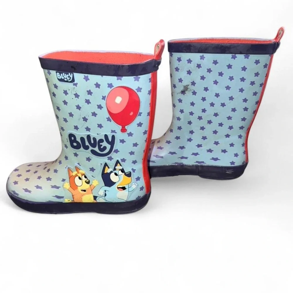 BLUEY KIDS RAIN/SNOW BOOTS SIZE 11/12‎ UNISEX